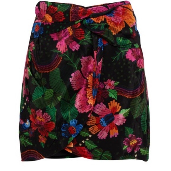 FARM Rio Floral Mini Skirt - Multicolor - Picture 4 of 11